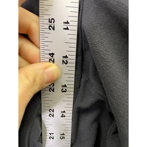 Alfred Dunner Capri Pants 16W Womens Black Cotton Pull On Pockets Island Hopping - Picture 4 of 9